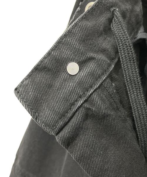 gamchu（ガムチュ）gamchu (ガムチュ) 危険準度ドッキングスピアワイドデニムパンツ ブラック サイズ:SIZE FREE 未使用品の古着・服飾アイテム