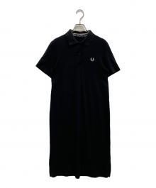 FRED PERRY（フレッドペリー）の古着「ポロカラーワンピース」｜ネイビー