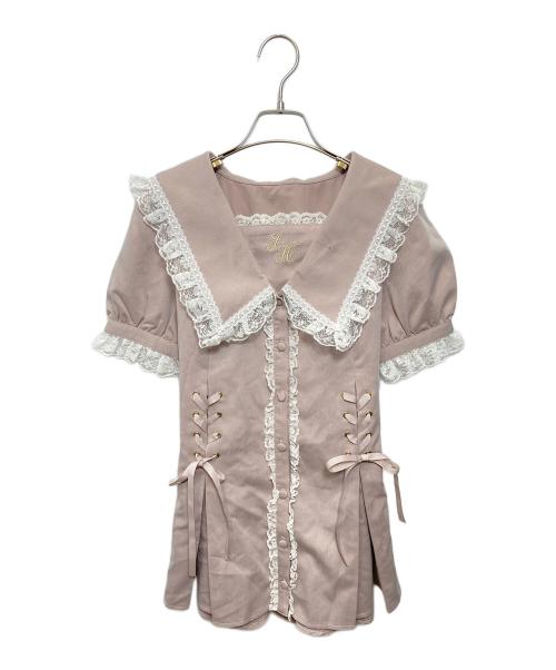 SECRET HONEY（シークレットハニー）SECRET HONEY (シークレットハニー) セーラーセットアップ ピンク サイズ:2の古着・服飾アイテム
