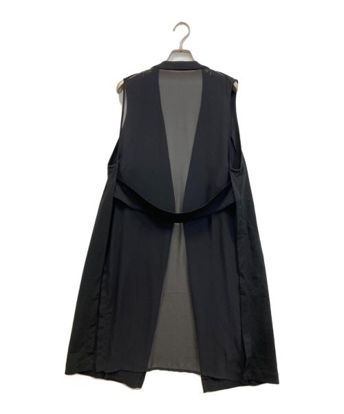 comme ca（コムサ）COMME CA (コムサ) TCポンチ ジレ ブラック サイズ:9の古着・服飾アイテム