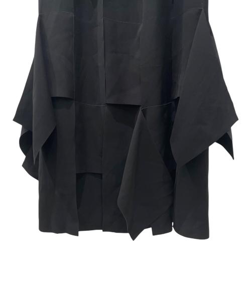 ENFOLD（エンフォルド）ENFOLD (エンフォルド) WEAVE DRAPE SKIRT ブラック サイズ:38 未使用品の古着・服飾アイテム