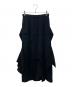 ENFOLD（エンフォルド）の古着「WEAVE DRAPE SKIRT」｜ブラック