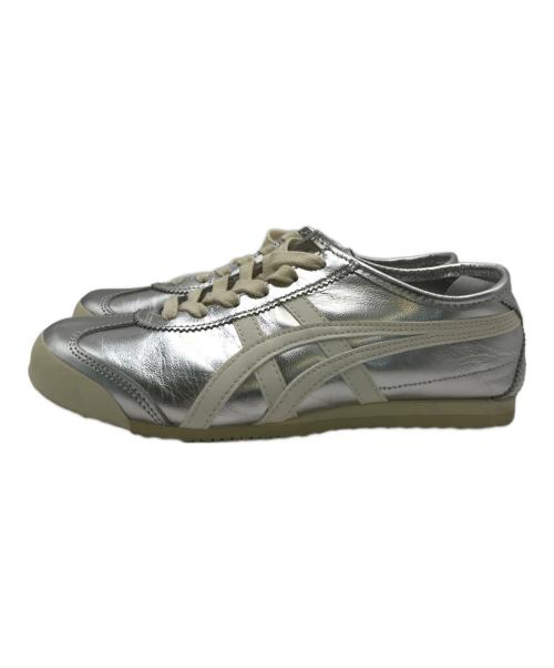 Onitsuka Tiger（オニツカタイガー）Onitsuka Tiger (オニツカタイガー) ローカットスニーカー シルバー サイズ:23.5㎝の古着・服飾アイテム