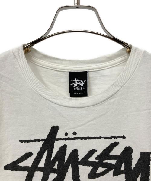 stussy（ステューシー）stussy (ステューシー) プリントTシャツ ホワイト サイズ:Mの古着・服飾アイテム