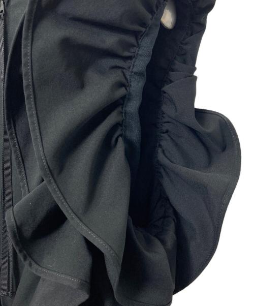 #Newans（ハッシュニュアンス）#Newans (ハッシュニュアンス) ラッフルフリルオールインワン ブラック サイズ:1の古着・服飾アイテム