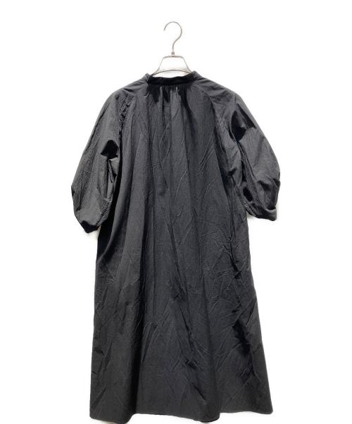 MACKINTOSH LONDON（マッキントッシュ ロンドン）MACKINTOSH LONDON (マッキントッシュ ロンドン) スキッパーブラウスワンピース 半袖ワンピース ブラック サイズ:38の古着・服飾アイテム