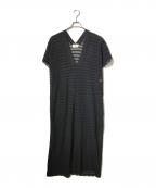 beautiful peopleビューティフルピープル）の古着「afrcian coil lace knit dress」｜ブラック