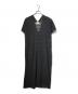 beautiful people（ビューティフルピープル）の古着「afrcian coil lace knit dress」｜ブラック