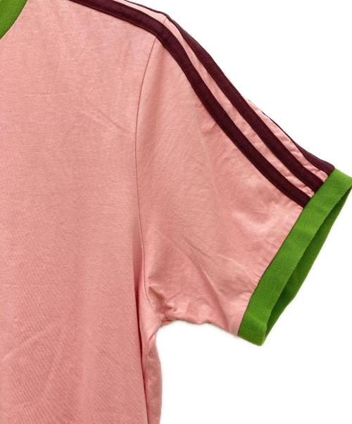 adidas（アディダス）adidas (アディダス) NIGO (二ゴー) Tシャツ ピンク サイズ:SIZE Mの古着・服飾アイテム