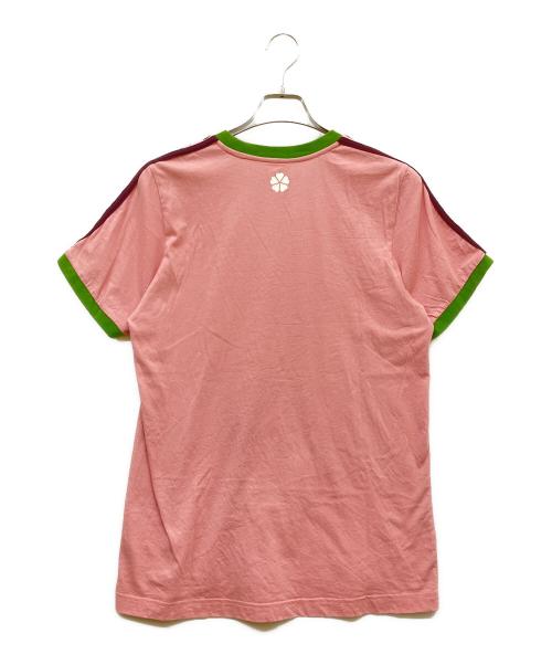 adidas（アディダス）adidas (アディダス) NIGO (二ゴー) Tシャツ ピンク サイズ:SIZE Mの古着・服飾アイテム