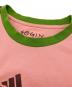 中古・古着 adidas (アディダス) NIGO (二ゴー) Tシャツ ピンク サイズ:SIZE M：5000円