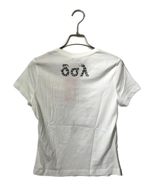 DIESEL（ディーゼル）DIESEL (ディーゼル) プリントTシャツ/クルーネックTシャツ ホワイト サイズ:Sの古着・服飾アイテム