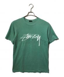 stussy（ステューシー）の古着「プリントTシャツ/ロゴTシャツ/半袖カットソー」｜グリーン