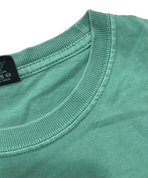 stussy（ステューシー）stussy (ステューシー) プリントTシャツ/ロゴTシャツ/半袖カットソー グリーン サイズ:Ｍの古着・服飾アイテム