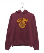 CELINEセリーヌ）の古着「BLASON フーディー」｜ボルドー