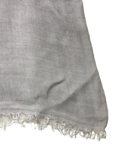 FALIERO SARTI（ファリエロサルティ）FALIERO SARTI (ファリエロサルティ) シルク混ストール ライトグレーの古着・服飾アイテム