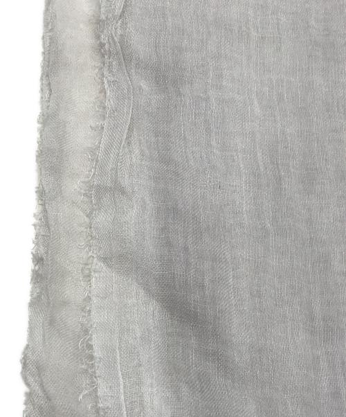 FALIERO SARTI（ファリエロサルティ）FALIERO SARTI (ファリエロサルティ) シルク混ストール ライトグレーの古着・服飾アイテム