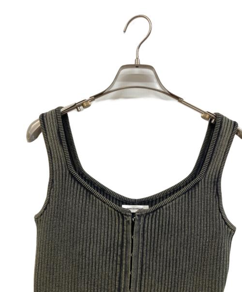 Open Sesame Club（オープンセサミクラブ）Open Sesame Club (オープンセサミクラブ) washed knitcorset グレー サイズ:FREEの古着・服飾アイテム