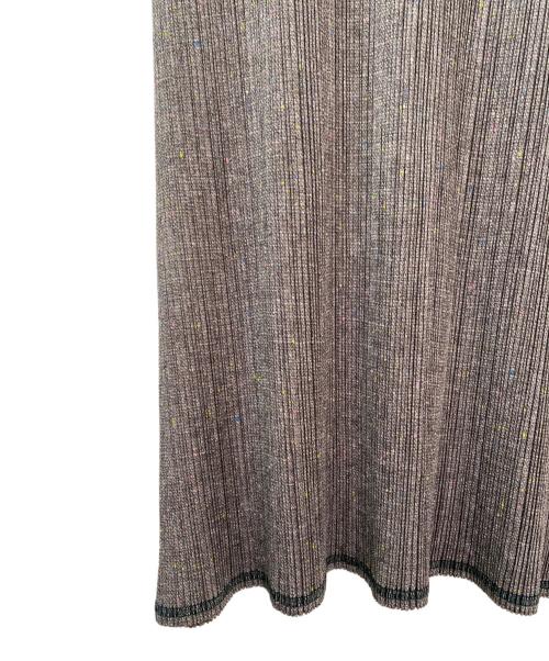 PLEATS PLEASE（プリーツプリーズ）PLEATS PLEASE (プリーツプリーズ) ノースリーブワンピース グレー サイズ:3の古着・服飾アイテム