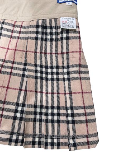 BURBERRY BLUE LABEL（バーバリー ブルー レーベル）BURBERRY BLUE LABEL (バーバリー ブルー レーベル) ノバチェック柄巻きスカート ベージュ サイズ:36の古着・服飾アイテム