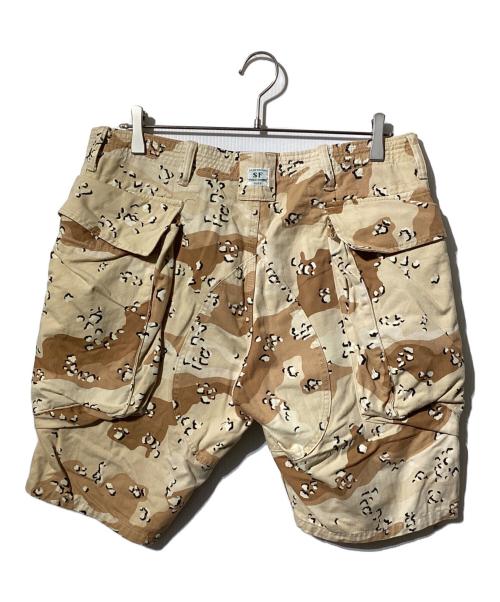 SASSAFRAS（ササフラス）SASSAFRAS (ササフラス) plant marker pant 1/2 ベージュ サイズ:Lの古着・服飾アイテム