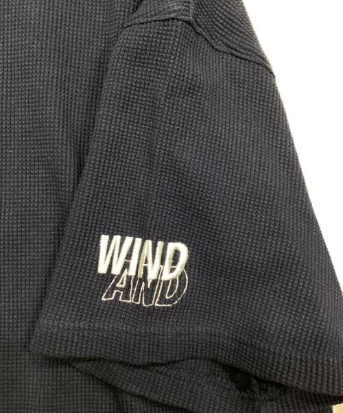 WIND AND SEA（ウィンダンシー）WIND AND SEA (ウィンダンシー) Waffle S/S Tee ネイビー サイズ:Ｓの古着・服飾アイテム