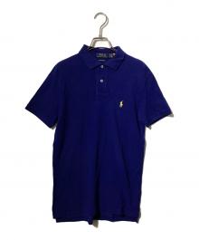 POLO RALPH LAUREN（ポロ・ラルフローレン）の古着「アイコニック メッシュ ポロシャツ/半袖ポロシャツ」｜ブルー