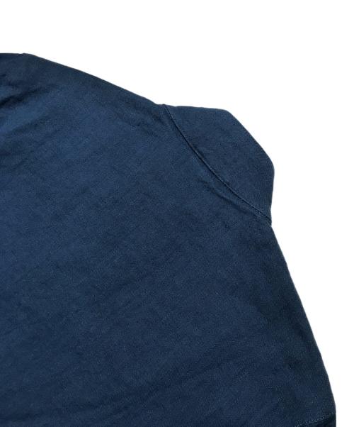 POLO RALPH LAUREN（ポロ・ラルフローレン）POLO RALPH LAUREN (ポロ・ラルフローレン) リネンブレンド ヘリンボーン ツイル ジャケット ネイビー サイズ:XSの古着・服飾アイテム