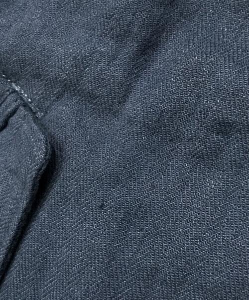 POLO RALPH LAUREN（ポロ・ラルフローレン）POLO RALPH LAUREN (ポロ・ラルフローレン) リネンブレンド ヘリンボーン ツイル ジャケット ネイビー サイズ:XSの古着・服飾アイテム