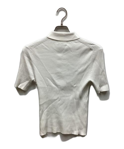 theory（セオリー）theory (セオリー) 半袖ニット ホワイト サイズ:sの古着・服飾アイテム