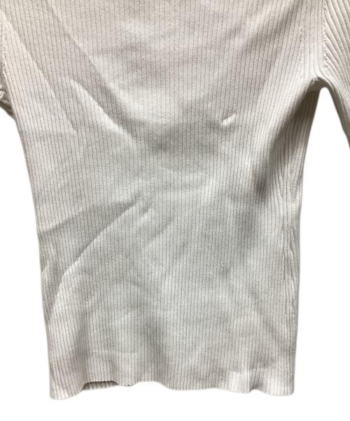 theory（セオリー）theory (セオリー) 半袖ニット ホワイト サイズ:sの古着・服飾アイテム