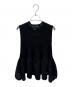 me ISSEY MIYAKE（ミーイッセイ ミヤケ）の古着「BOUNCE SEE-THROUGH CREPE」｜ブラック