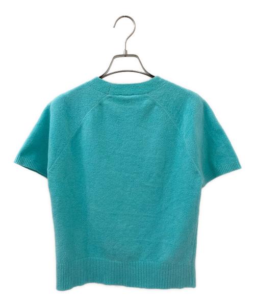 patou（パトゥ）patou (パトゥ) ジャガードニット スカイブルー サイズ:Mの古着・服飾アイテム