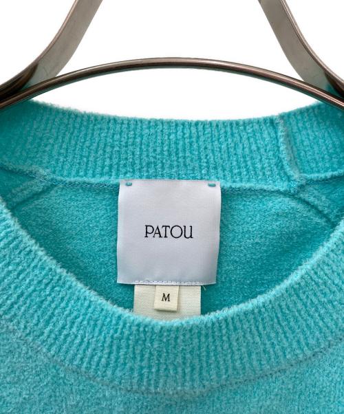patou（パトゥ）patou (パトゥ) ジャガードニット スカイブルー サイズ:Mの古着・服飾アイテム