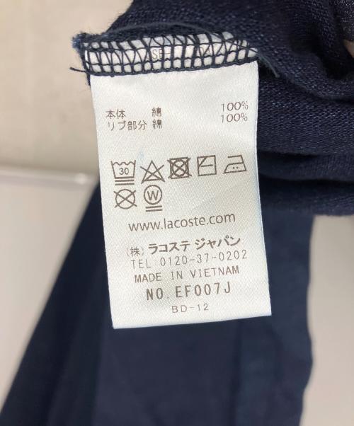 LACOSTE（ラコステ）LACOSTE (ラコステ) インディゴノースリーブポロドレス ネイビー サイズ:38の古着・服飾アイテム