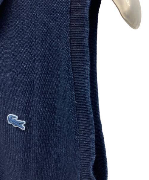 LACOSTE（ラコステ）LACOSTE (ラコステ) インディゴノースリーブポロドレス ネイビー サイズ:38の古着・服飾アイテム