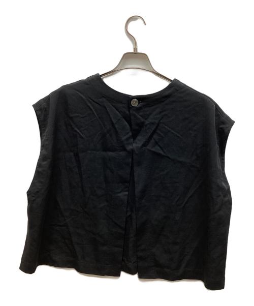 BEARDSLEY（ビアズリー）BEARDSLEY (ビアズリー) ショートベスト ブラック サイズ:Freeの古着・服飾アイテム