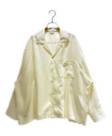 CLANE（クラネ）の古着「OPEN COLLAR OVER SHIRTS/オープンカラーシャツ」｜アイボリー