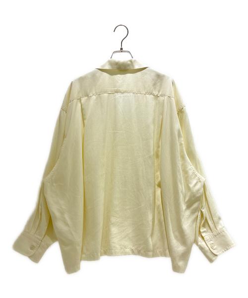CLANE（クラネ）CLANE (クラネ) OPEN COLLAR OVER SHIRTS/オープンカラーシャツ アイボリー サイズ:1の古着・服飾アイテム