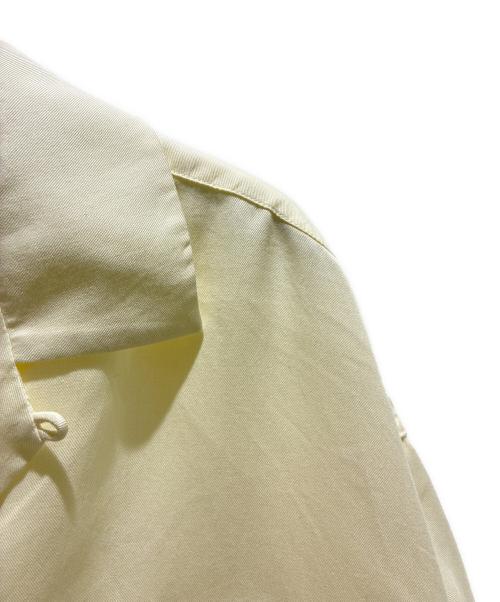 CLANE（クラネ）CLANE (クラネ) OPEN COLLAR OVER SHIRTS/オープンカラーシャツ アイボリー サイズ:1の古着・服飾アイテム