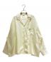 CLANE（クラネ）の古着「OPEN COLLAR OVER SHIRTS/オープンカラーシャツ」｜アイボリー
