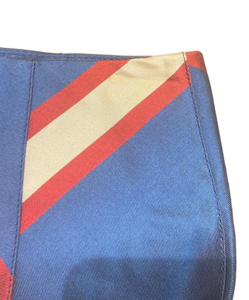FENDI（フェンディ）FENDI (フェンディ) シルクタイトスカート ブルー サイズ:40の古着・服飾アイテム
