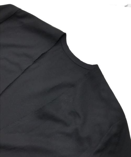 CITYSHOP（シティショップ）CITYSHOP (シティショップ) Vネックリーンドレス/半袖ワンピース ブラック サイズ:36の古着・服飾アイテム