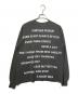 KURO（クロ）の古着「ROUND SHAPE DYED L/S TEE/長袖/アルファベットデザイン」｜ブラック