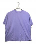 YOKEヨーク）の古着「YOKE T-SHIRT/パープルTシャツ/無地Tシャツ」｜パープル