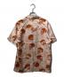花旅楽団 (ハナタビガクダン) シルクアロハシャツ/柄シャツ ブラウン サイズ:Ｍ：5000円