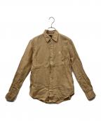POLO RALPH LAURENポロ・ラルフローレン）の古着「リネンシャツ」｜ベージュ