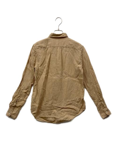 POLO RALPH LAUREN（ポロ・ラルフローレン）POLO RALPH LAUREN (ポロ・ラルフローレン) リネンシャツ ベージュ サイズ:XSの古着・服飾アイテム