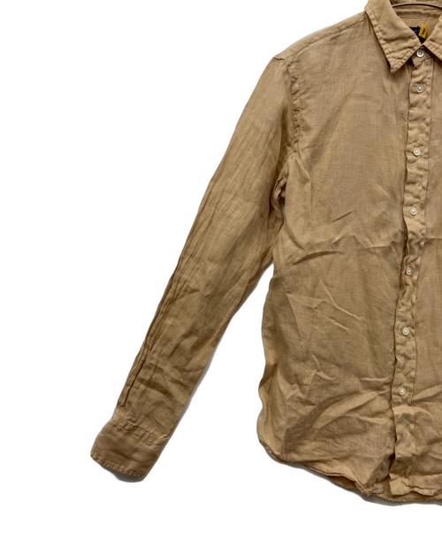 POLO RALPH LAUREN（ポロ・ラルフローレン）POLO RALPH LAUREN (ポロ・ラルフローレン) リネンシャツ ベージュ サイズ:XSの古着・服飾アイテム