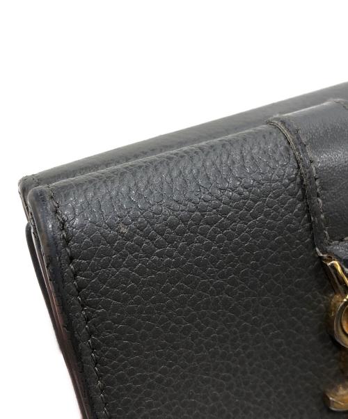 Saint Laurent Paris（サンローランパリ）Saint Laurent Paris (サンローランパリ) オリガミ タイニーウォレット グレーの古着・服飾アイテム
